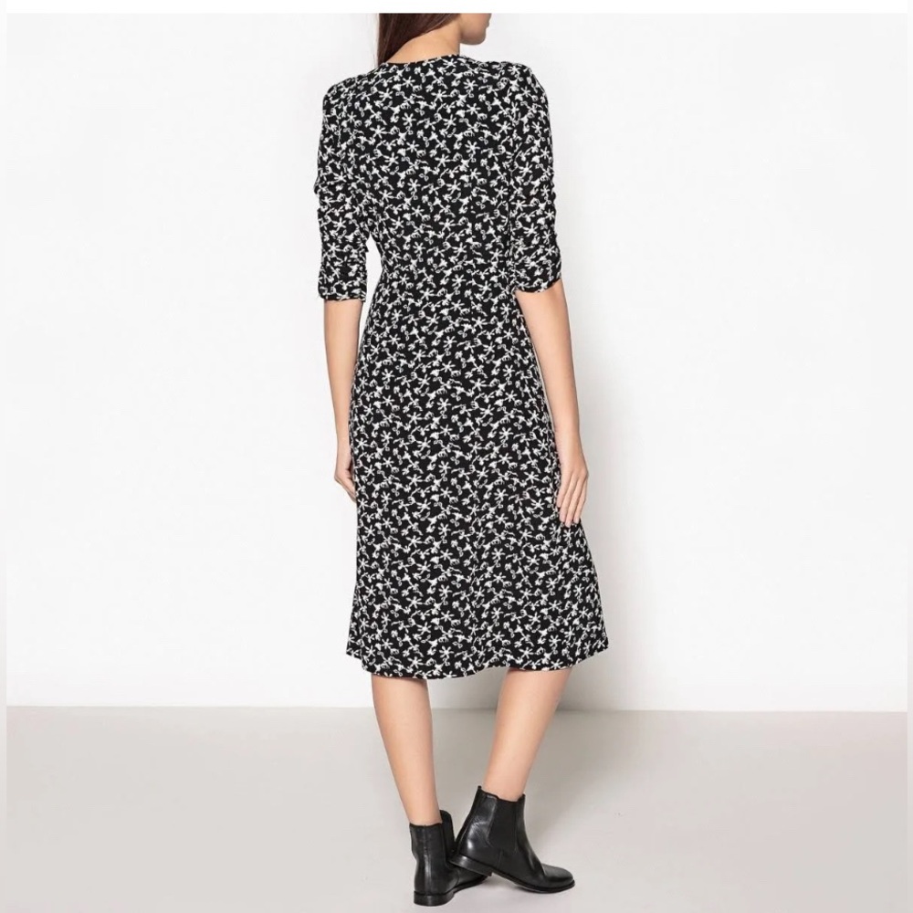 BA&SH Black & White Coachella Dress Size 1 US 6 - Picture 4 of 10